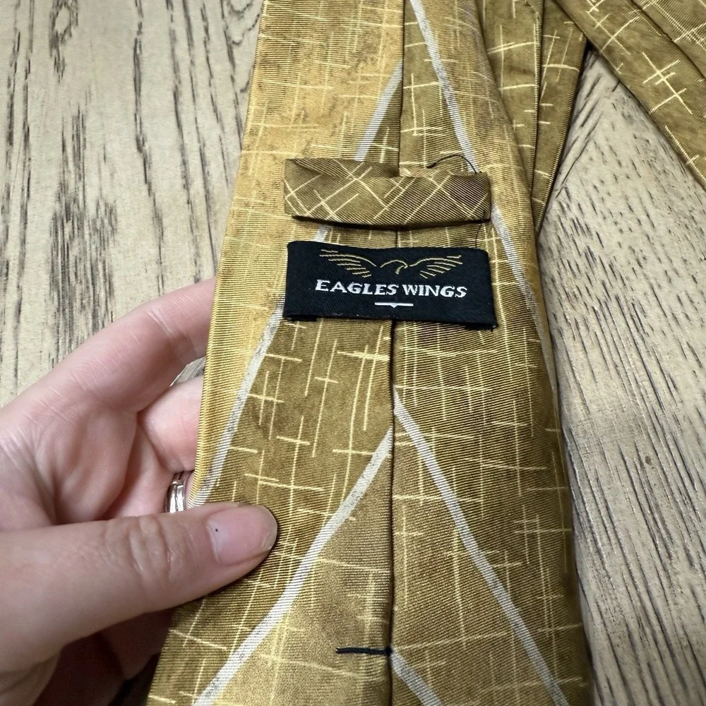 Eagles Wings Pastor‎ Religious 100% Silk Tie Psalms 138:8 God
